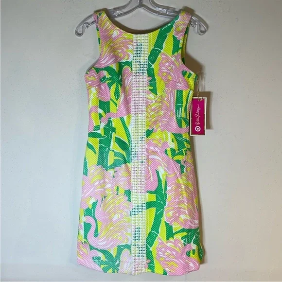 NWT. Lilly Pulitzer for Target Fan Dance Shift Dress. 4. - Picture 2 of 12